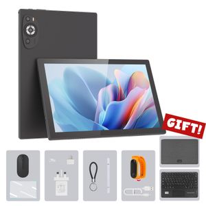 C Idea  CM8200 10.1 Inch TabIet Android 14 Lightweight Adult Tablet with 8GB RAM 1TB ROM with Case Black