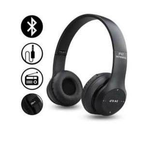 P47 Wireless Bluetooth 5.0 Stereo OverEar Foldable Headphone