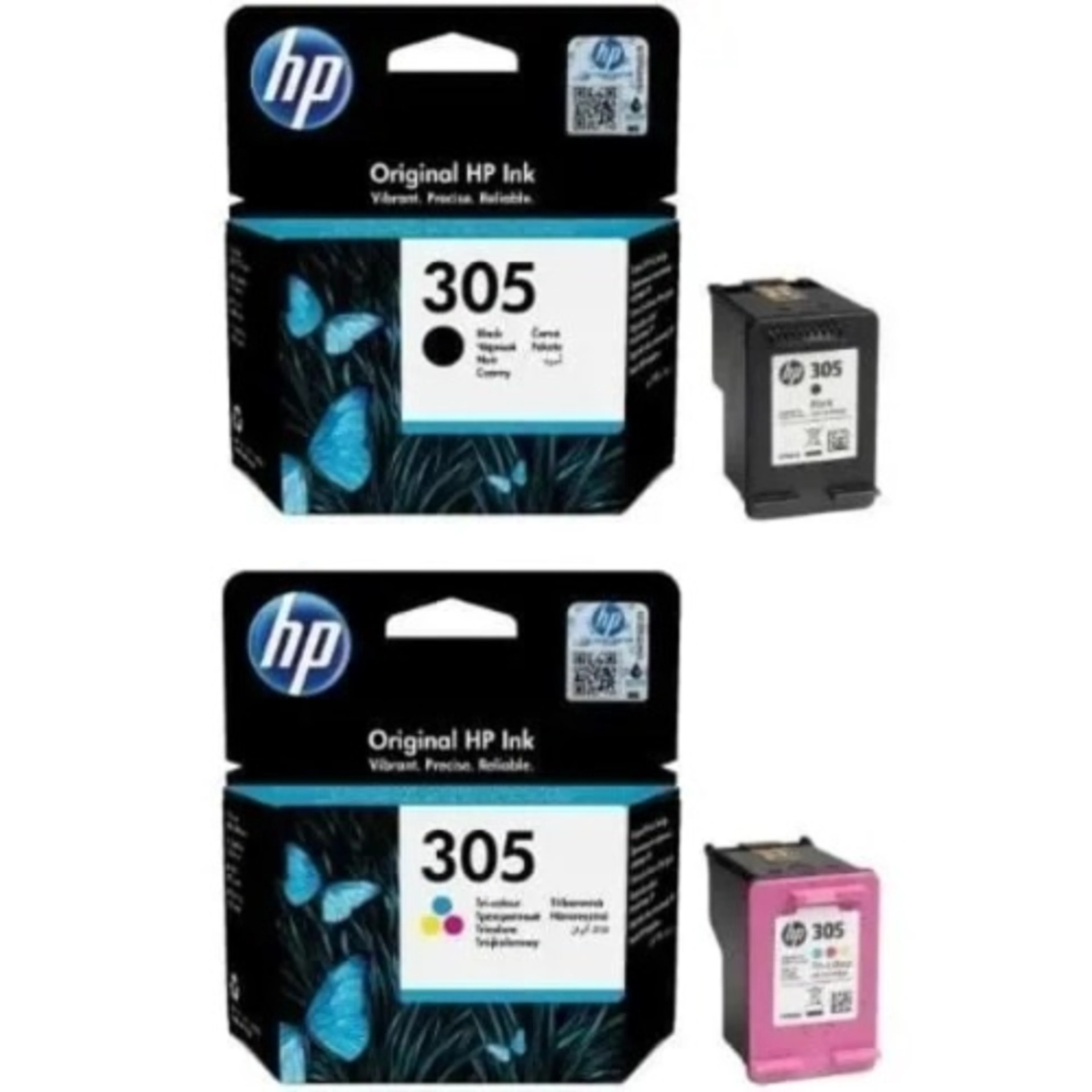 Hp 305 Black & Tri-colour Ink Cartridge