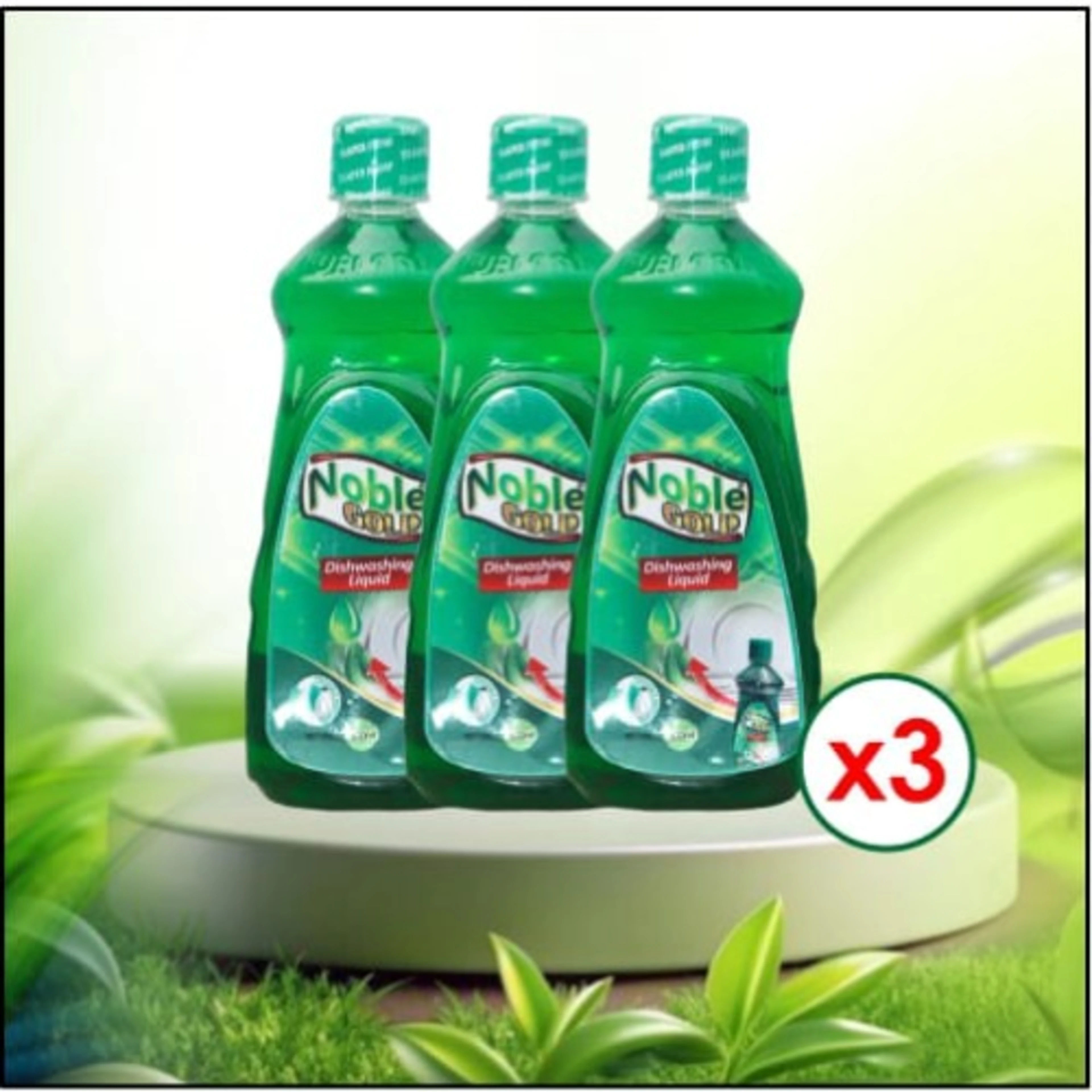 Noble Gold Dish Washing Liquid - 3pcs