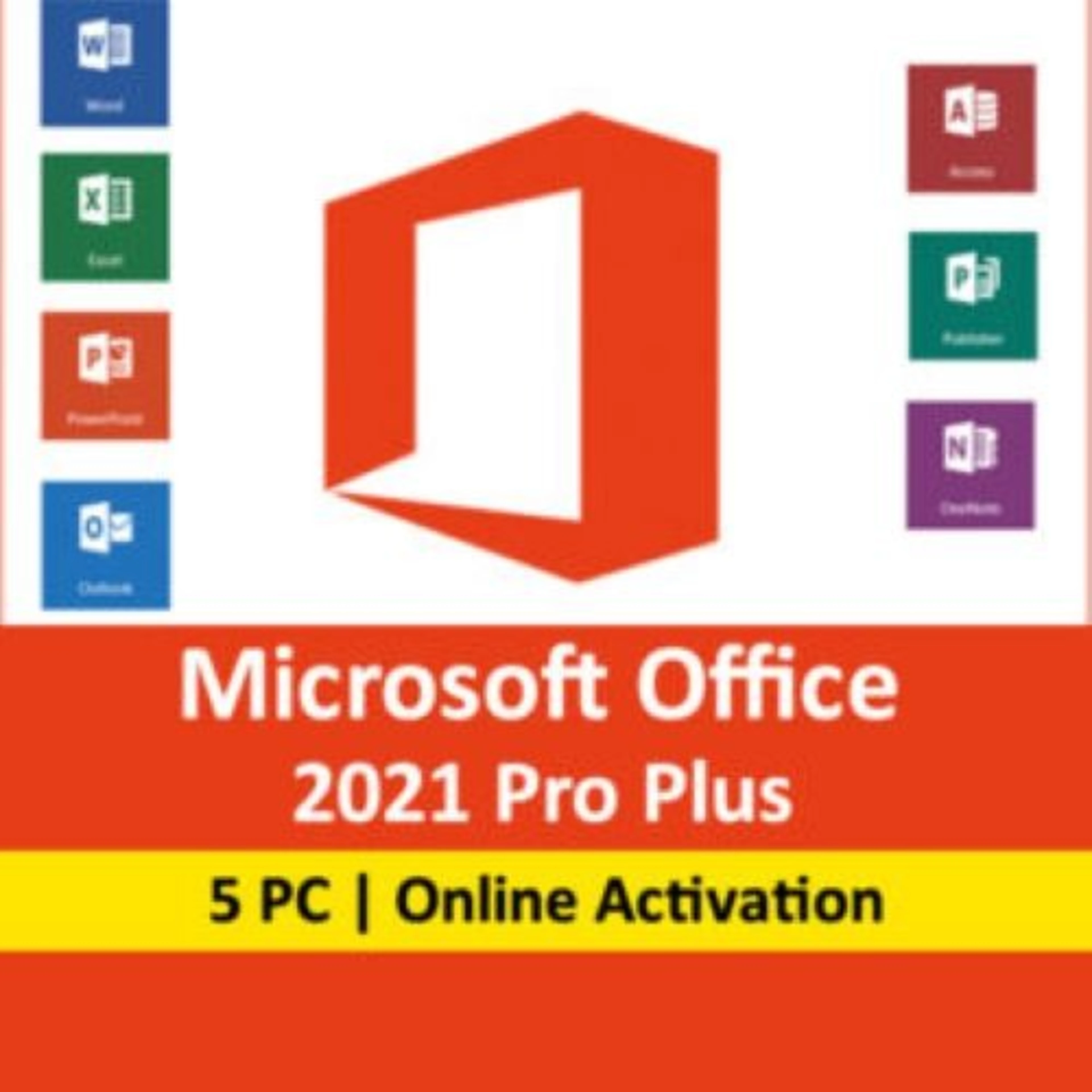 Microsoft Office 2021 Professional Plus Lifetime Lic...