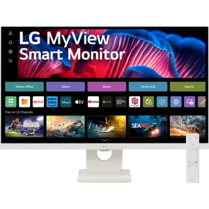 LG 27SR73U-W 27-inch MyView Smart Monitor 4K UHD – White
